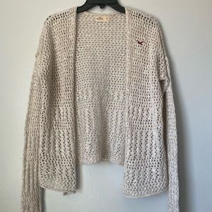 Cream Hollister Cardigan